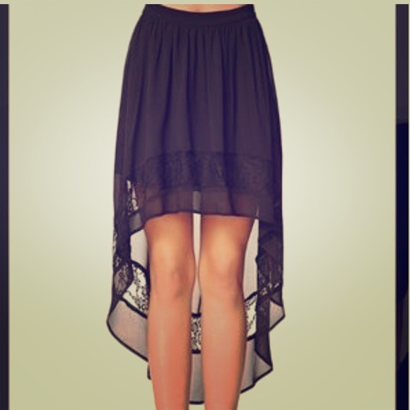 Urban Outfitters Dresses & Skirts - Sparkle & Fade lace high low skirt