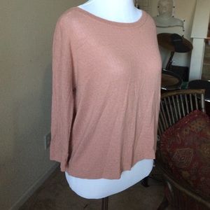 F21 Mauve Boat Neck Sweater