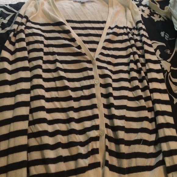 Striped cardigan