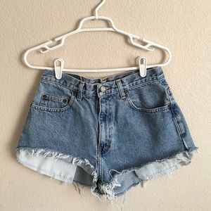 High Sierra Distressed Denim Highwaisted Shorts