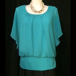 Teal Blouse