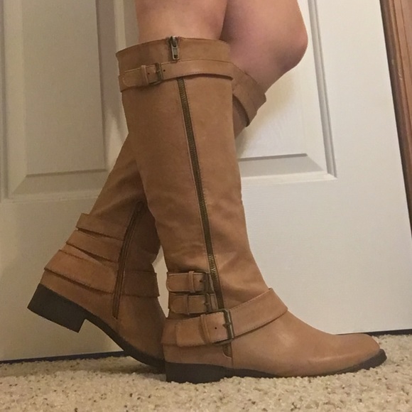 Tan boots