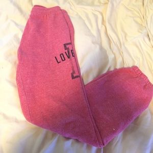 VS PINK Boyfriend Style Sweat Pants