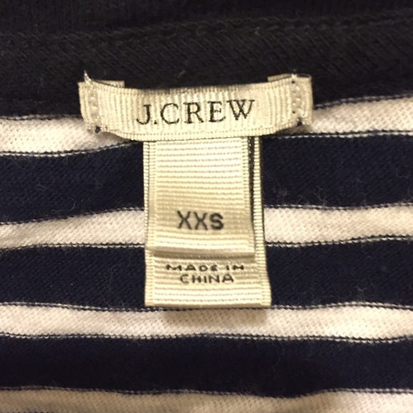 *PRICE DROP* J.Crew Striped Top w/ Beading - Picture 3 of 3