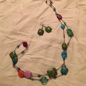 Premier Jewelry Fiesta Necklace and Earrings