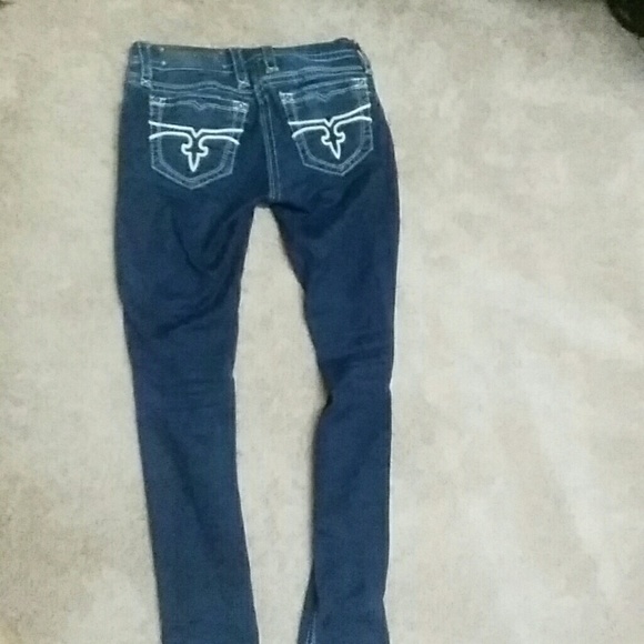 Rock revival 100%cotton denim jeans