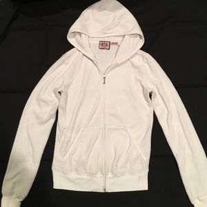 Juicy couture terry cloth zip up