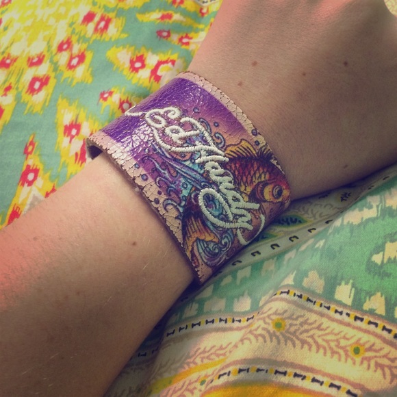 Ed Hardy Jewelry - Leather cuff