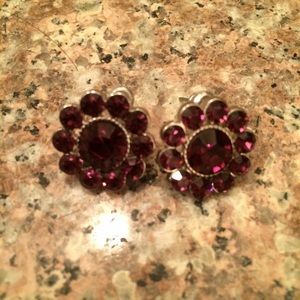 🔴🔵Deep Purple Studs