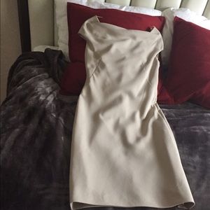 MaxMara tailored beige dress