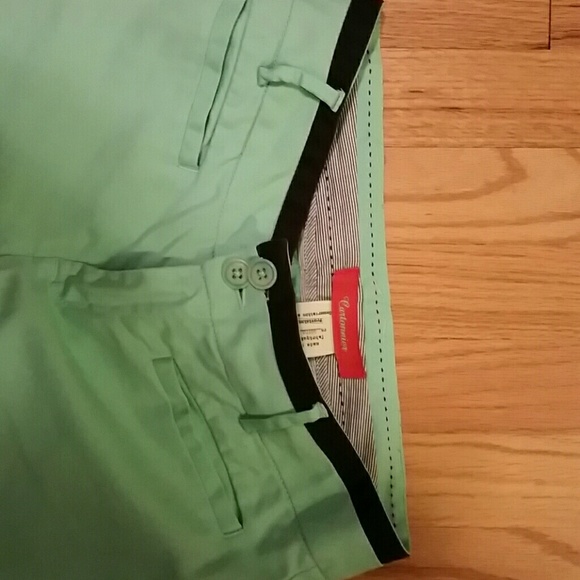 Seafoam green cropped pant - Picture 2 of 2