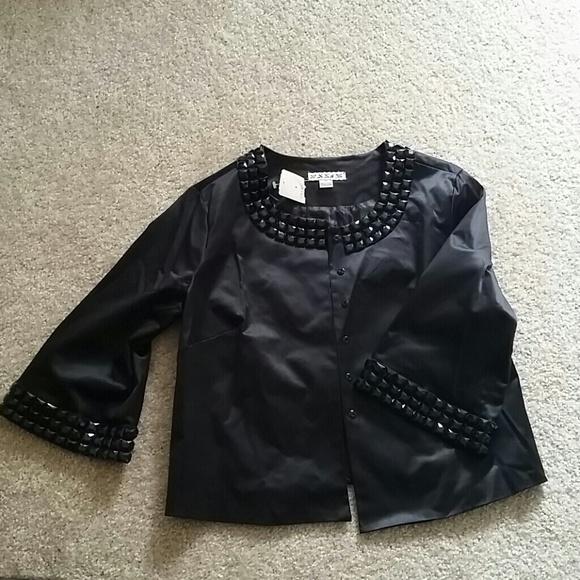 Cropped Ellegant Black Jacket XXI(Forever 21) - Picture 1 of 4