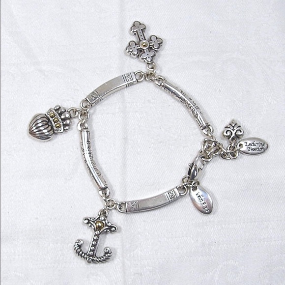 Brighton RETIRED Scripture Charm Bracelet
