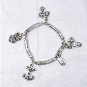 Brighton RETIRED Scripture Charm Bracelet