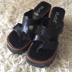 Platform sandal, Mudd.