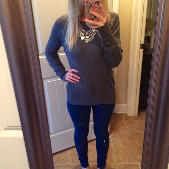 Grey Slouchy Sweater - Picture 3 of 4