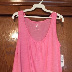 Tank with gathered waist. NWT CLOSET CLOSING