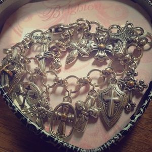 Brighton charm bracelet with crosses