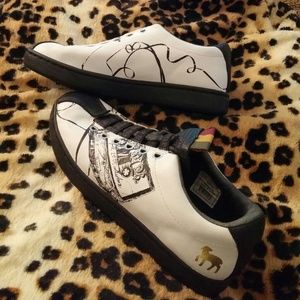 L.AM.B. Royal Elastic slip on cassette sneakers