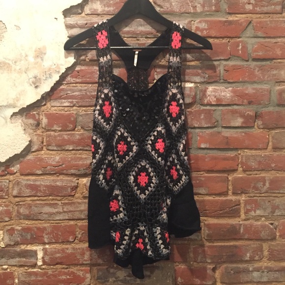 Free People Crochet Party Tank