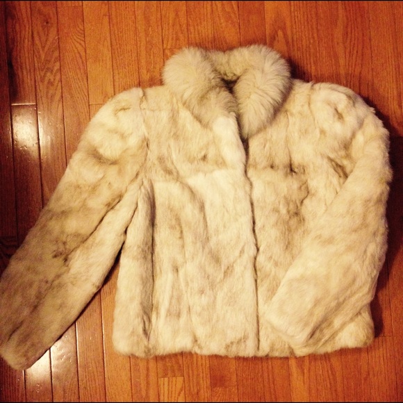 100% Rabbit Fur Coat - Picture 2 of 4
