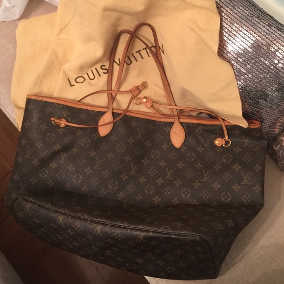 Authentic Louis Vuitton NeverFull GM Bag! Trades! - Picture 3 of 8