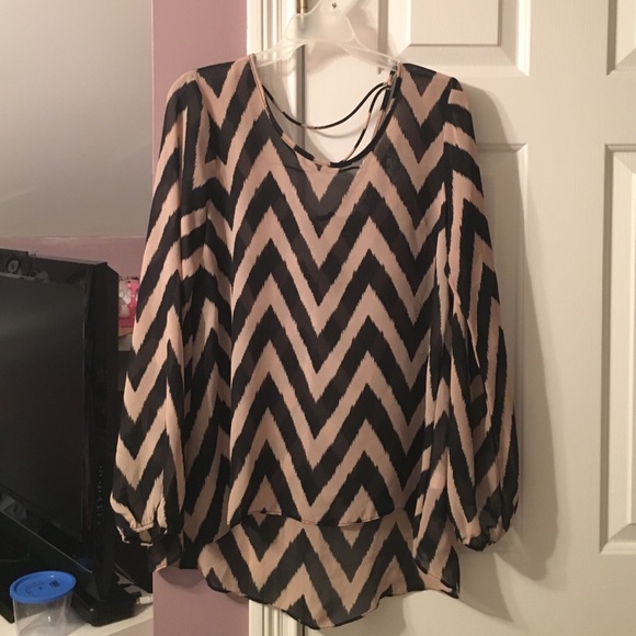 Chevron top from Charming Charlie