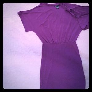 Adorable short peep hole sleeve dress