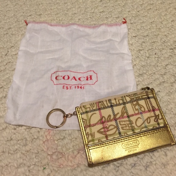 Coach keychain wallet