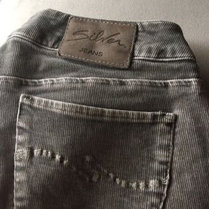 Silver Jeans, corduroy pants.