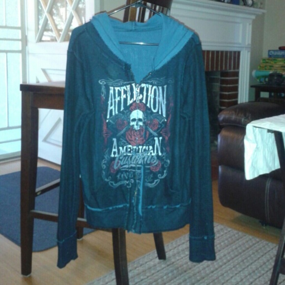 Affliction womens hoodie - Picture 4 of 4