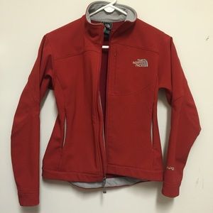 Womens Red Northface Apex Shellrock Jacket!