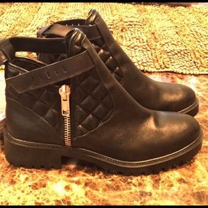 Authentic Zara Leather Boots