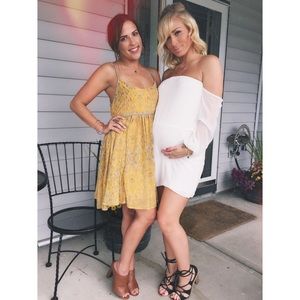 Free people YELLOW dress