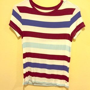 NWOT American Eagle Soft & Sexy Striped Tee XS