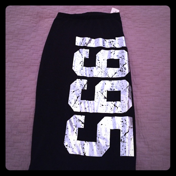 1995 black pencil skirt