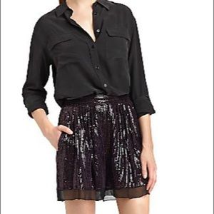 Diane Von Furstenberg Sandra Cuvet Sequin Shorts