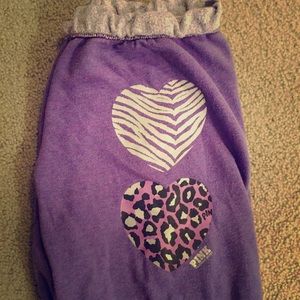 VS PINK purple campus sweatpants