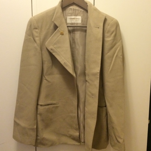 Women's light tan blazer