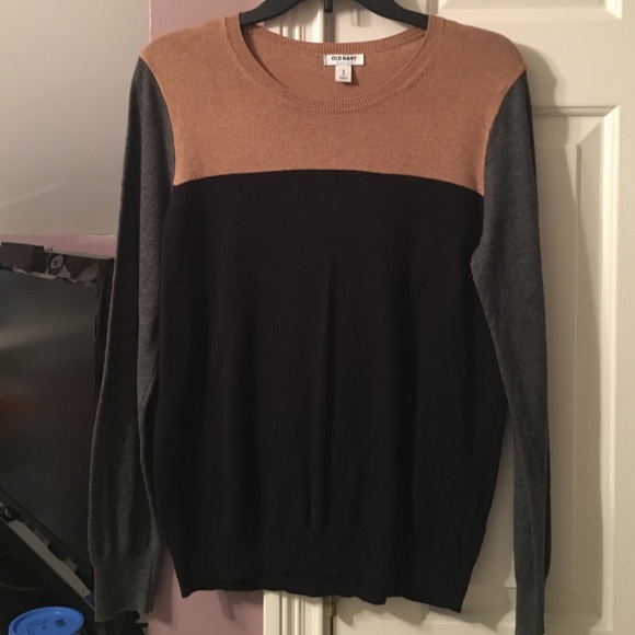 Color block sweater