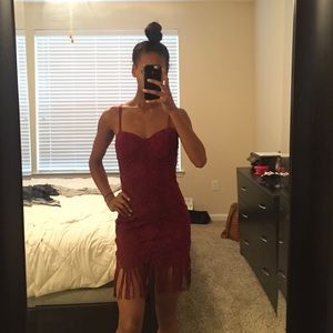 Burgundy Dress!