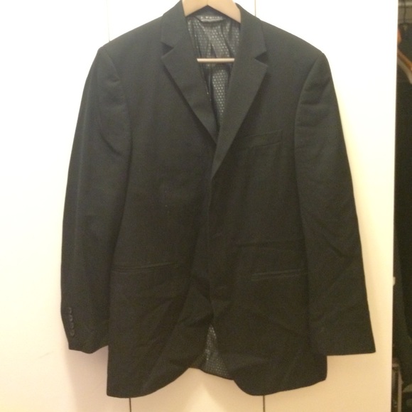 Men's black blazer