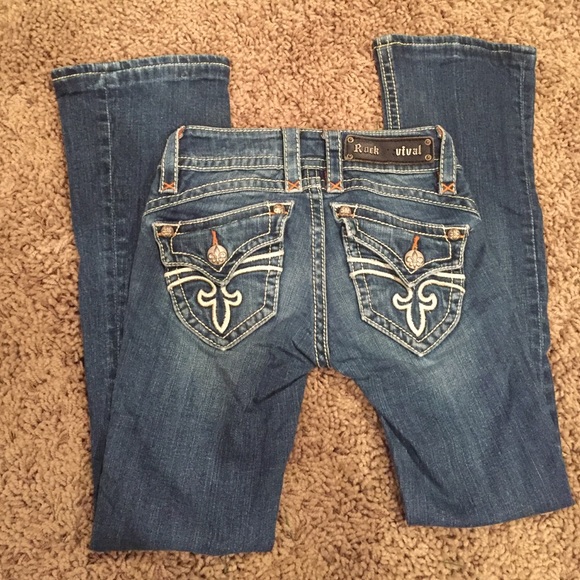 Rock Revival Bootcut Jeans Size 23
