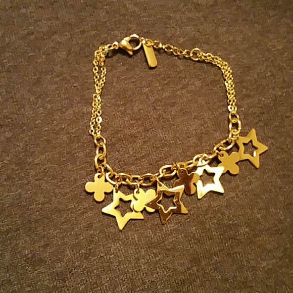 Gold Star and Spade Bracelet/ Never Been Worn