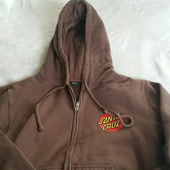 santa cruz hoodie zip