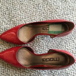 Red Leather Heels