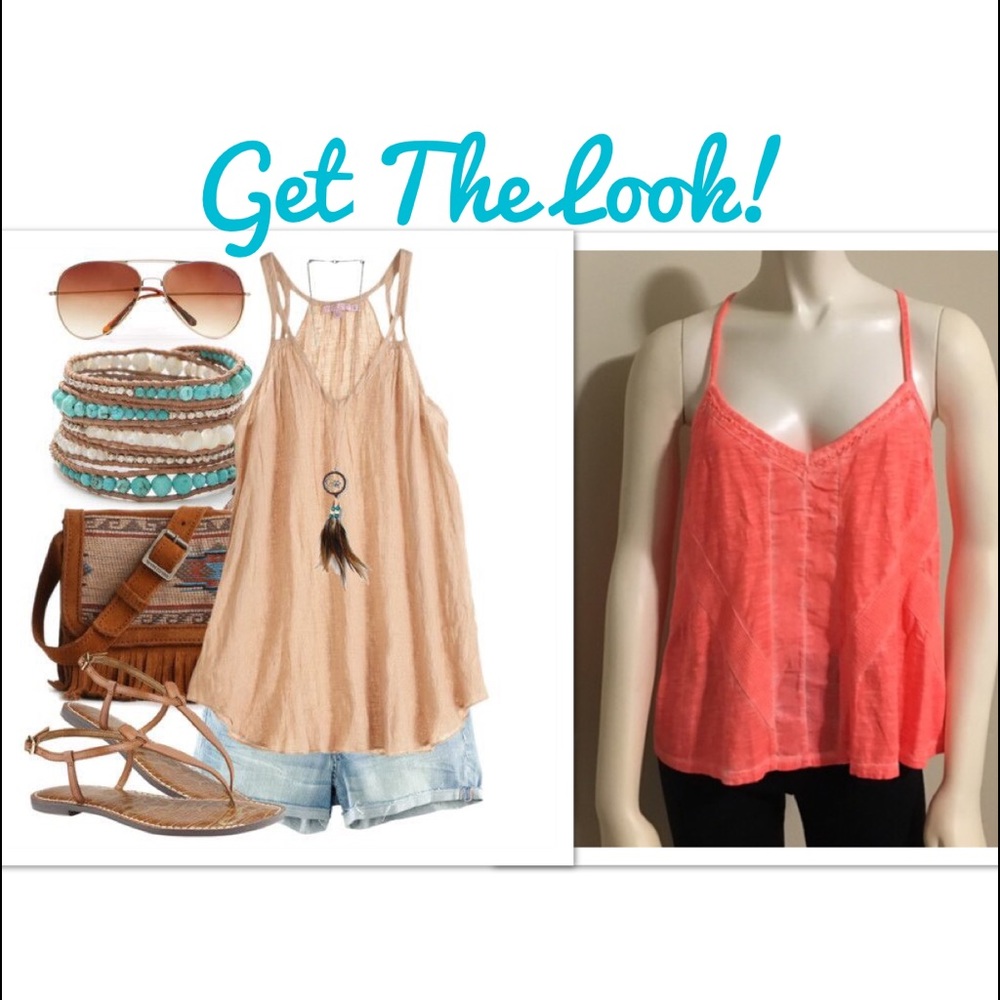AE Bright Coral Top