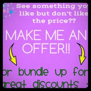 Please make reasonable offers 😘