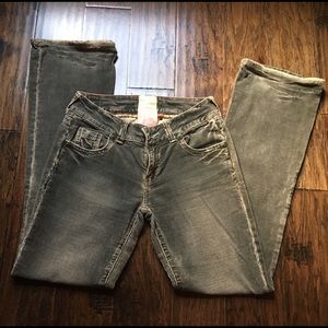 Marlow gray distressed cords