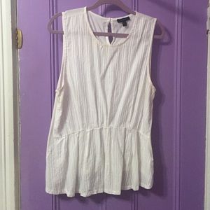 JCREW sleeveless peplum